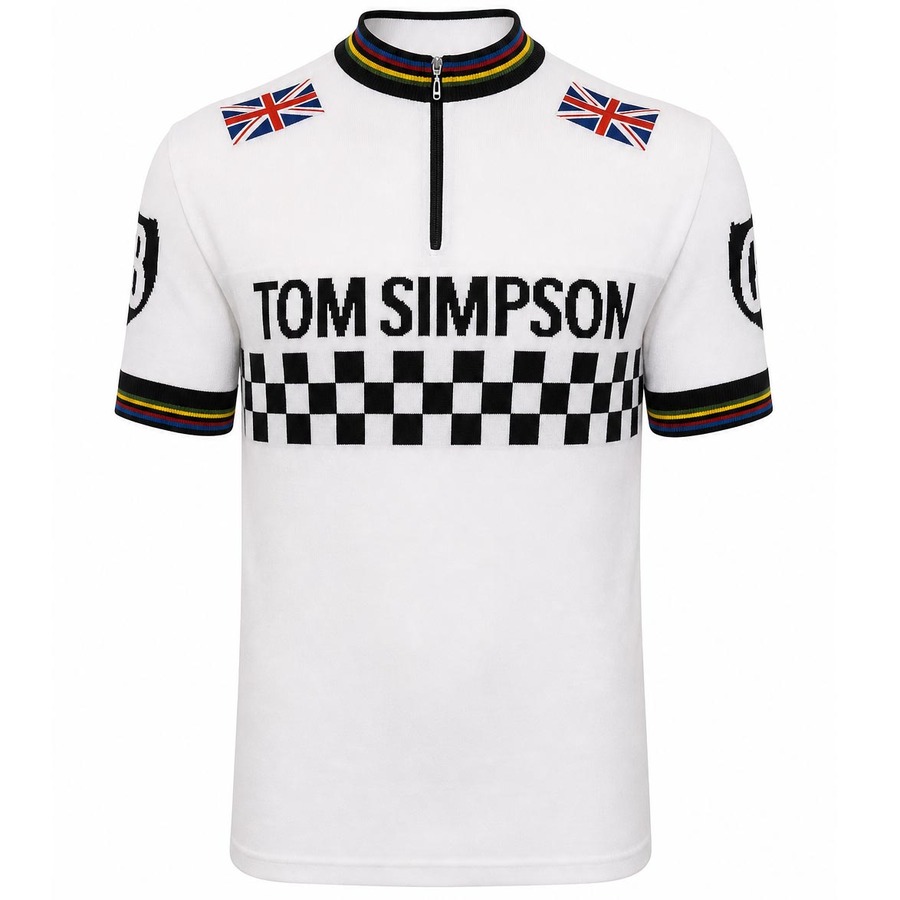 Tom Simpson Merino Wool Cycling Jersey