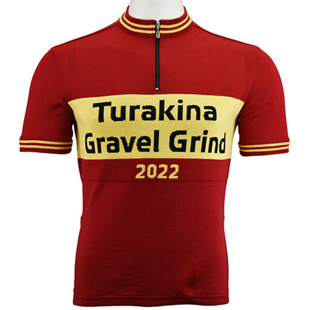 Turakina Gravel Grind Merino Wool Cycling Jersey