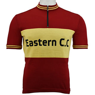 Eastern Cycling Club Merino Wool cycling Jersey - front
