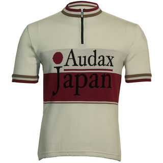Audax Japan Short sleeve Merino Wool Cycling Jersey