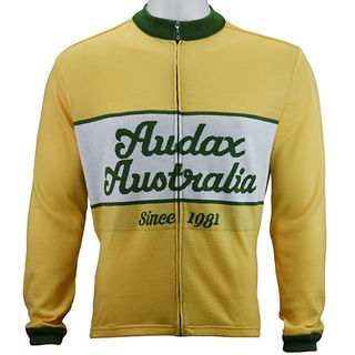 Audax Australia FZ Merino Wool Cycling Jersey