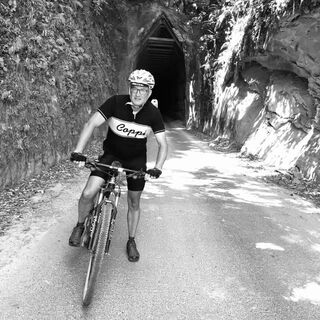Coppi jersey in the NZ backblocks