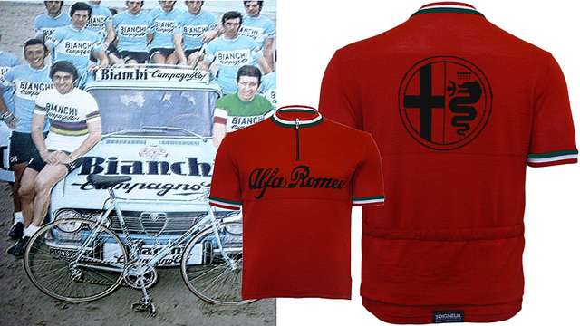 Alfa Romeo Wool Cycling Jersey