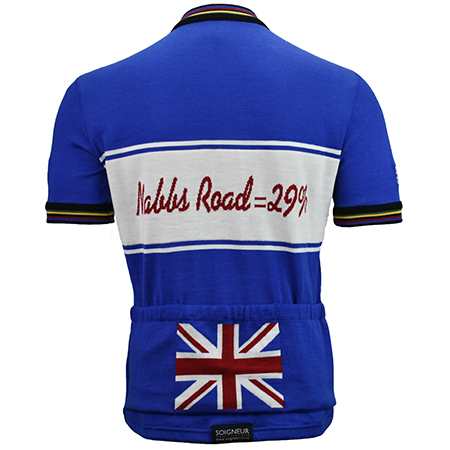 Nabbs Road Back Cycling Jersey Design Ideas for Retro Cycling Jerseys in Merino Wool