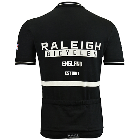 Raleigh Merino Wool cycling Jersey - Back