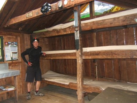 Inside Rogers Hut - Moerangi Trail