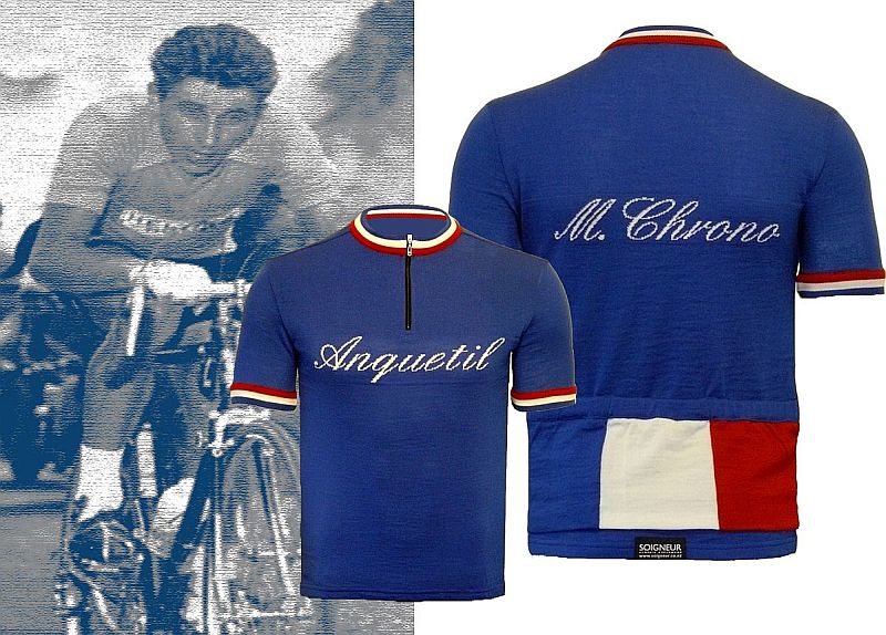 Anquetil wool cycling jersey