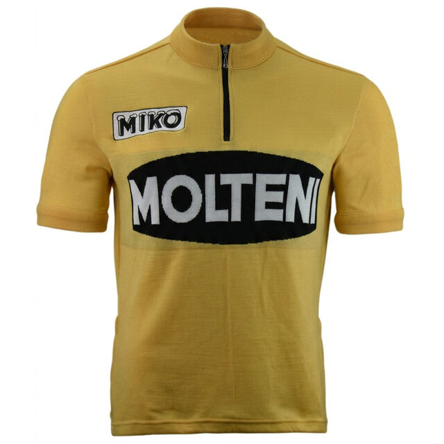 Molteni Tour de France Merino Wool Cycling Jersey
