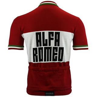 Alfa Romeo Merino Wool Cycling Jersey - Back