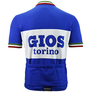 Gios merino wool cycling jersey Back