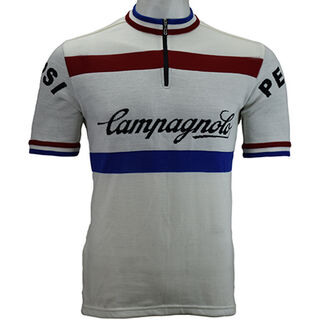 Pepsi Campagnolo Merino Wool Cycling Jersey - front