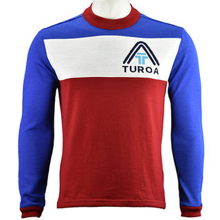 Turoa Ski School merino wool jersey - front