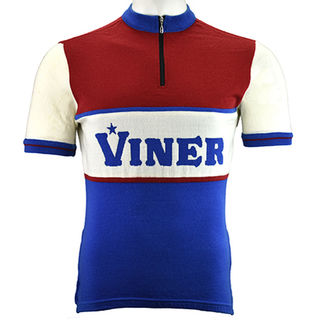 Viner merino wool cycling jersey - front