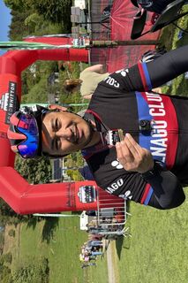 Emeron and his custom 'Colnago Club' jersey