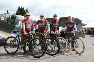 Tindale jerseys at the 'War in the Cotswolds' event