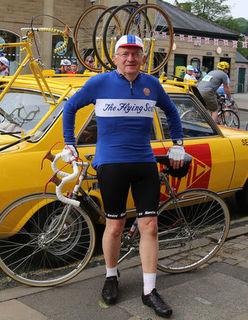 Flying Scot merino wool cycling jersey