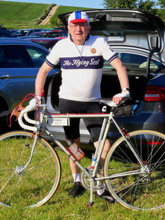 Flying Scot merino wool cycling jersey