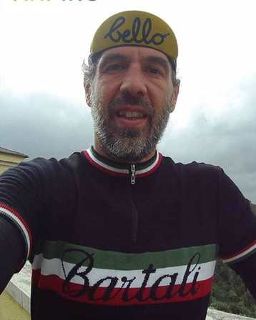 Gino Bartali Italian merino wool cycling jersey