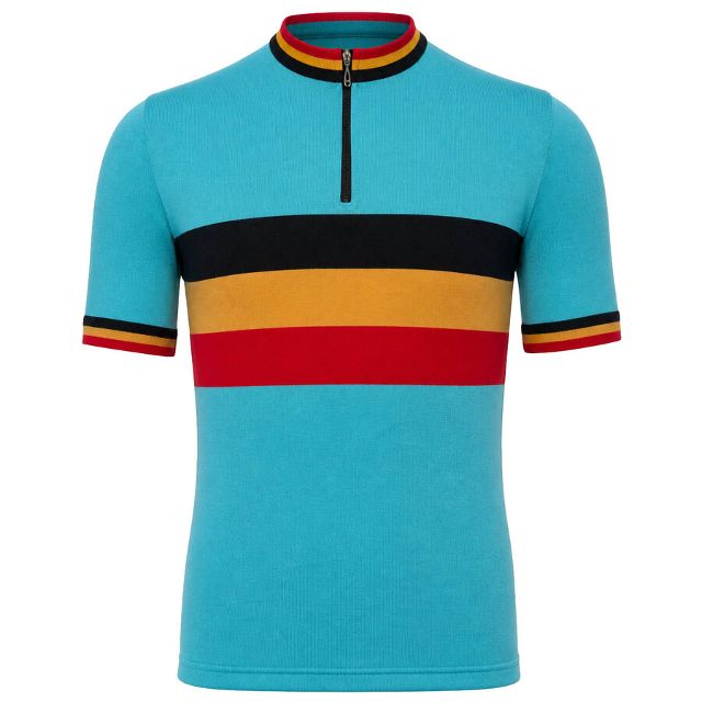 Belgium Merino Wool Cycling Jersey