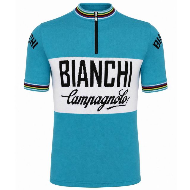 Bianchi Merino Wool Cycling Jersey