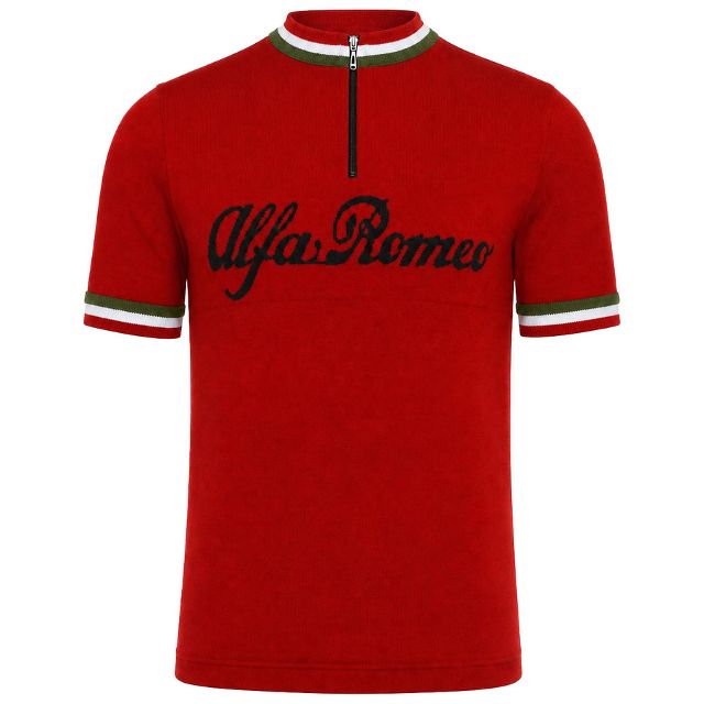Alfa Romeo Merino Wool Cycling Jersey