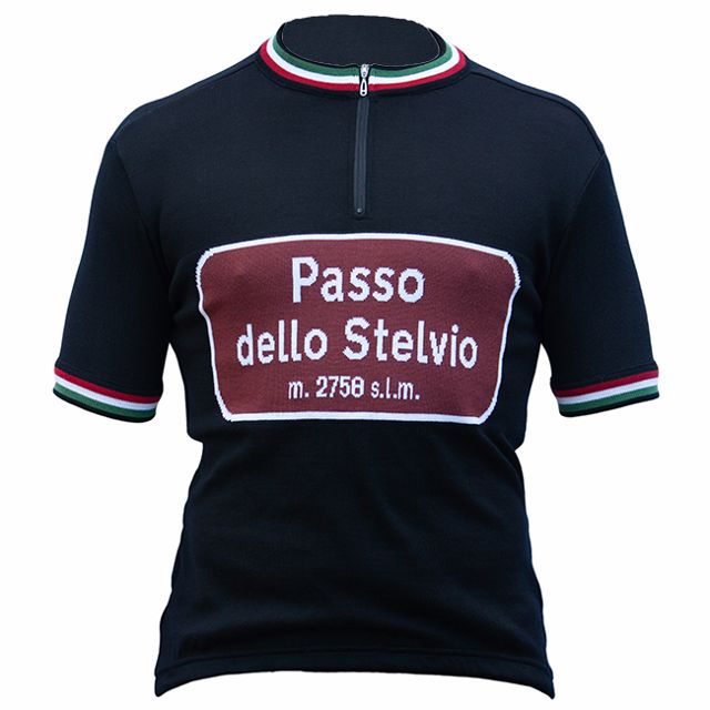 Stelvio Version1 Merino Wool Cycling Jersey