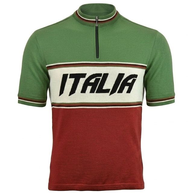Italia Merino Wool Cycling Jersey