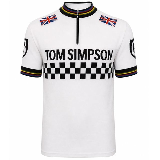 Tom Simpson Merino Wool Cycling Jersey
